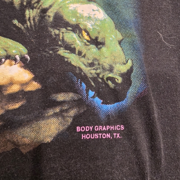 Boris Vallejo Fantasy Art Promo T Shirt Nude 80s Size Lg Vtg 1986 Black Unisex - Picture 5 of 16